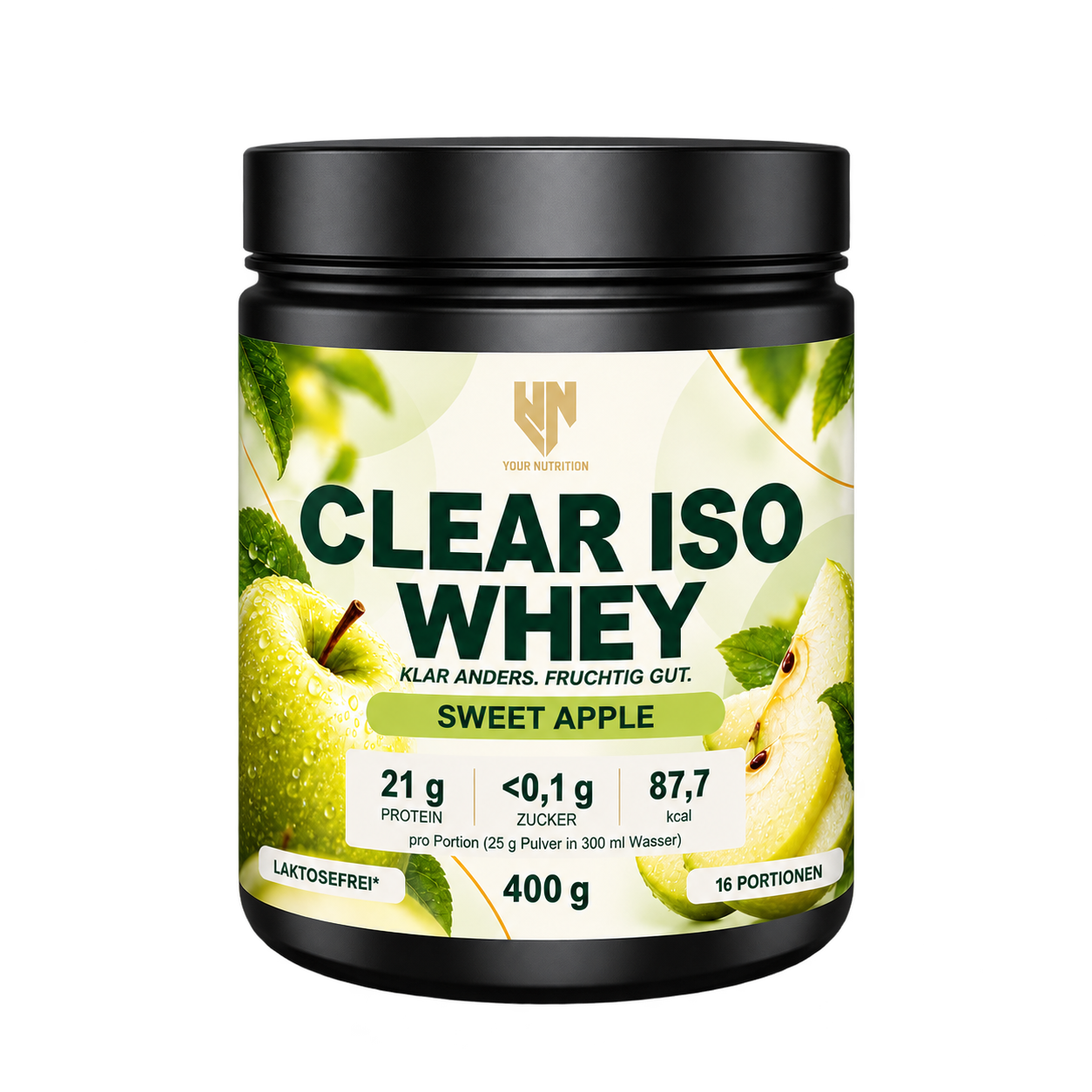 Clear Iso Whey in der neu gestalteten Verpackung