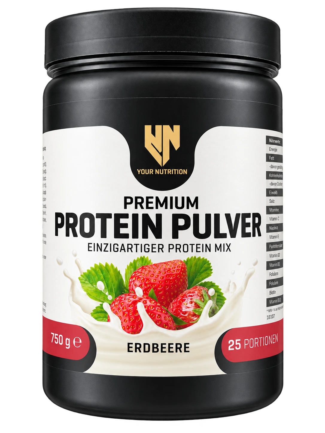 Premium Protein Strawberry shown in full